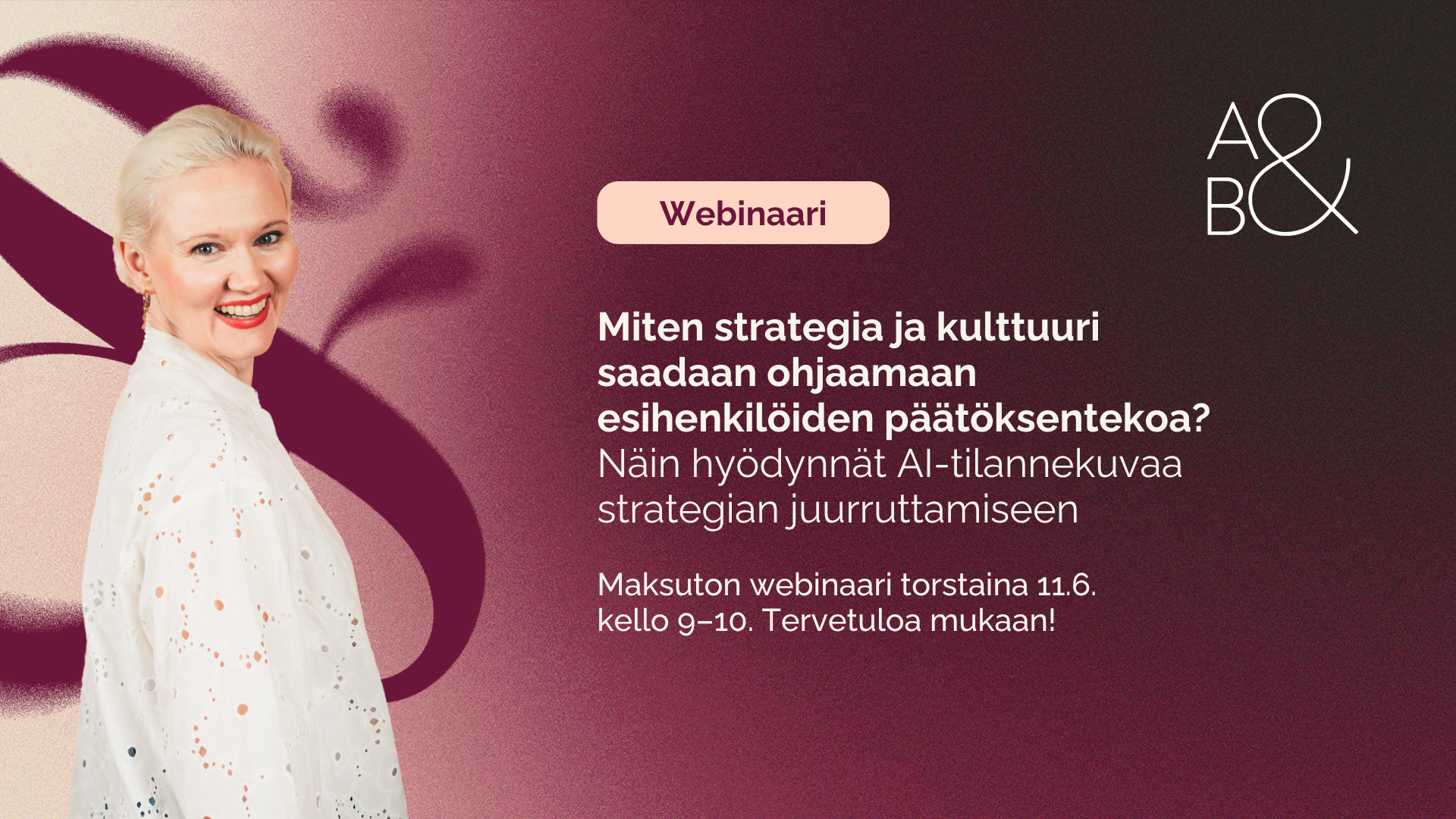 Webinaari: Miten strategia ja kulttuuri saadaan ohjaamaan esihenkilöiden päätöksentekoa? Näin hyödynnät AI-tilannekuvaa strategian juurruttamiseen
