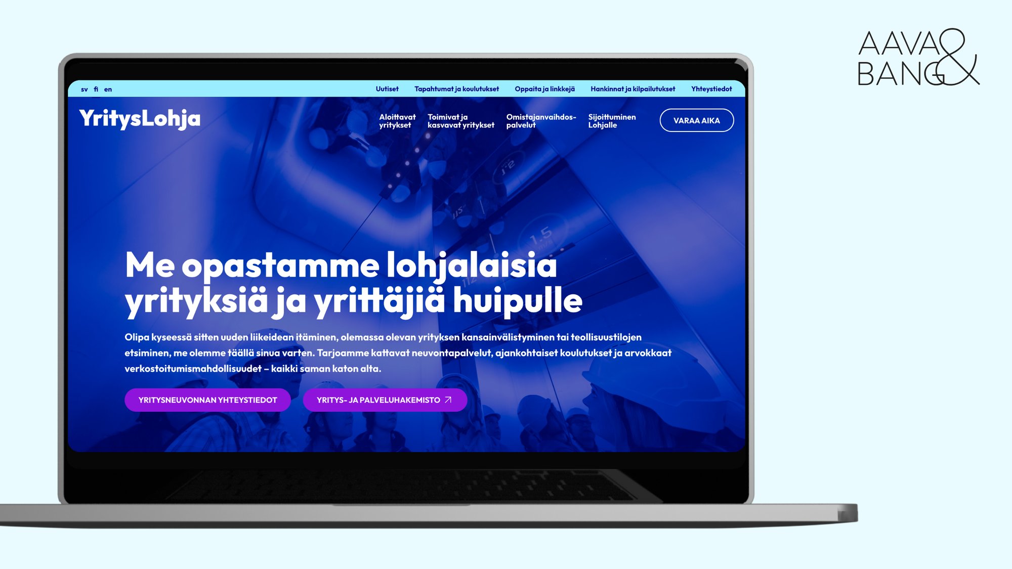 YritysLohja kaupungin sivustouudistus
