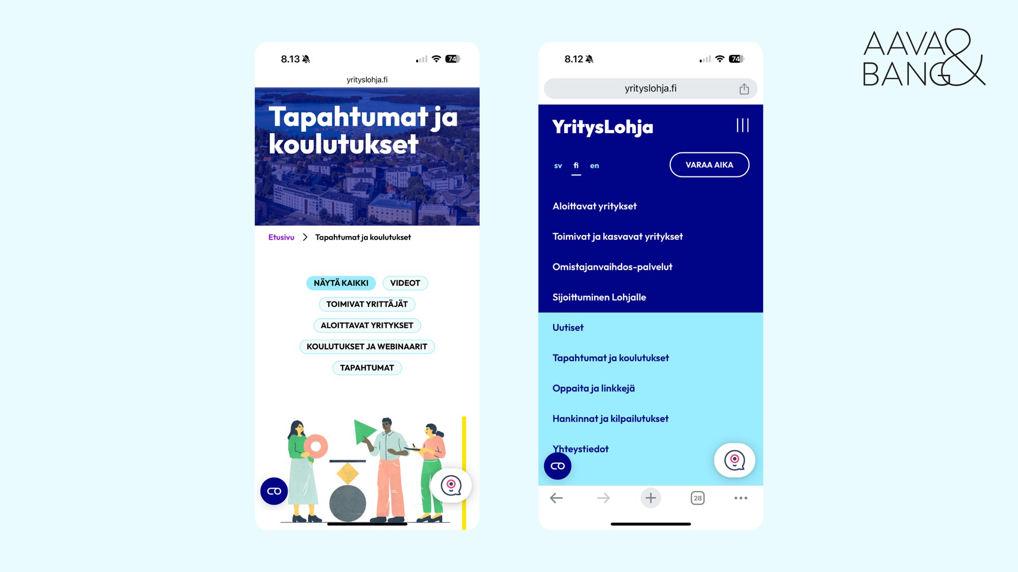 YritysLohja sivustouudistus mockup YritysLohja sivustouudistus mockup